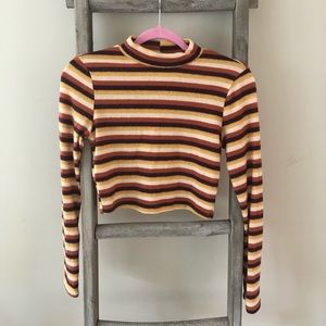 Blue Blush Cropped Sweater